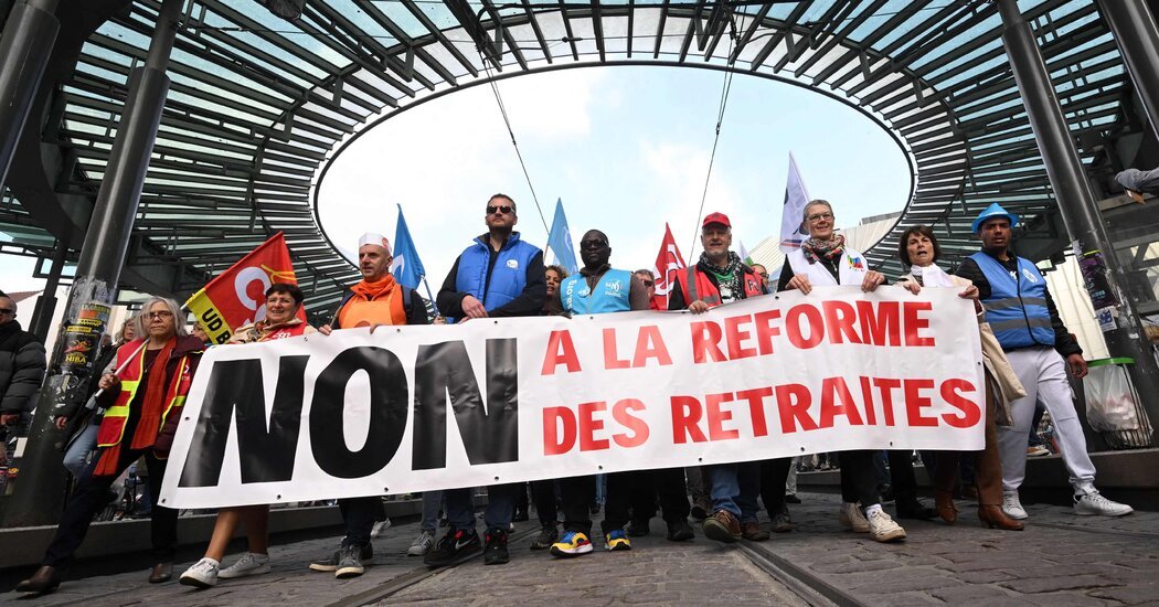 Anger Over Pensions Law Fuels May Day Protests in France