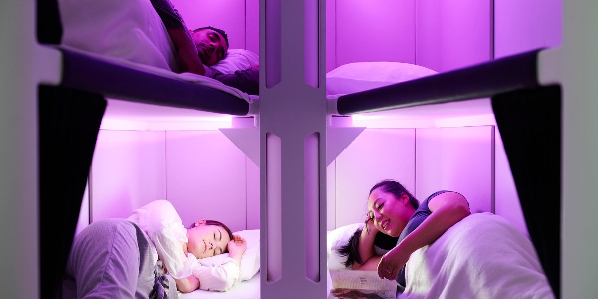 Air New Zealand will let you book a bed on a plane: $380 for 4 hours