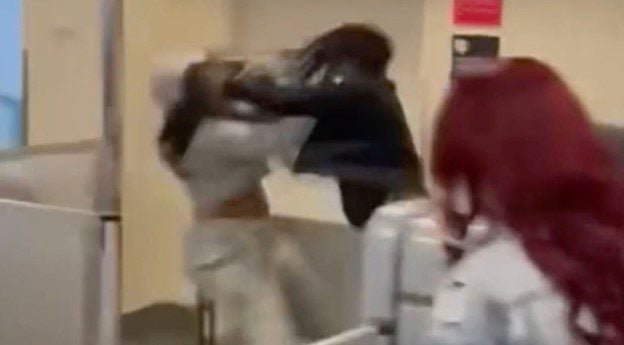 "Beat a B***h up"- Deranged Pregnant Passenger Viciously Assaults Airline Employee - Passenger "Smelled of Alcohol" and Previously Threatened a Gate Agent (VIDEO) | The Gateway Pundit | by Cullen Linebarger