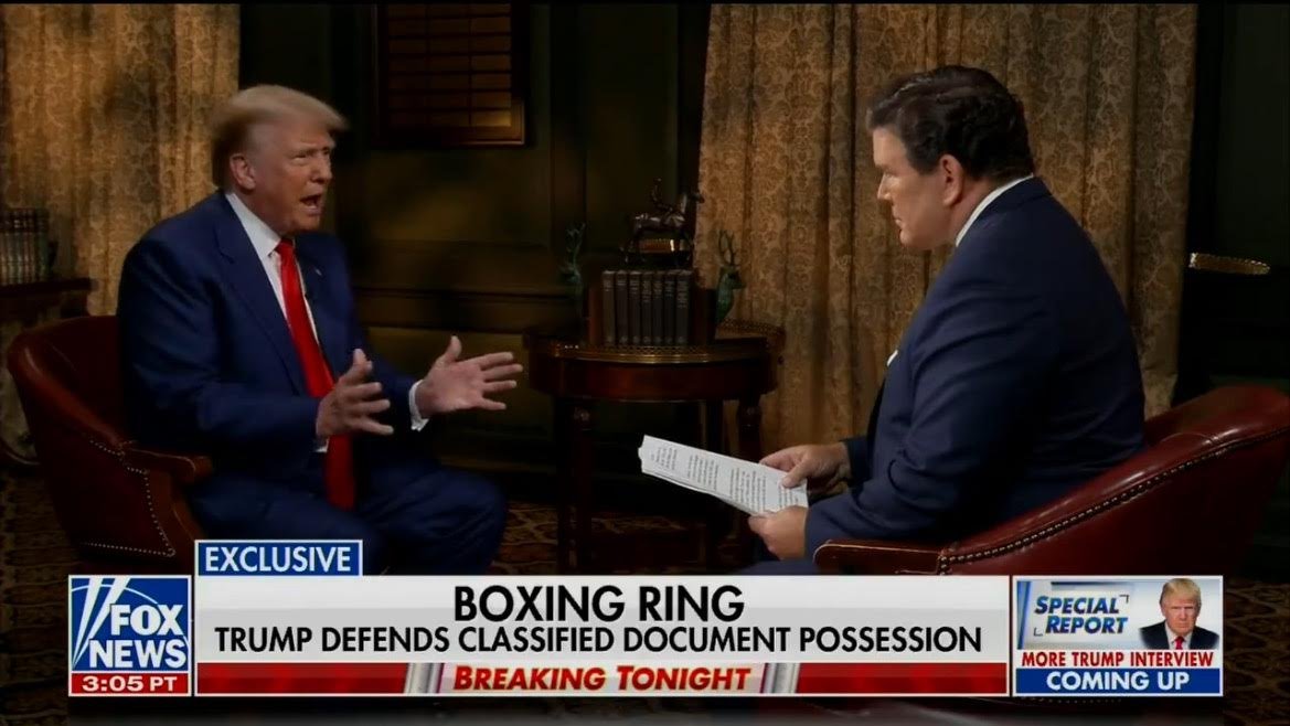 "I Have Every Right to Have Those Boxes" - Trump Hits Back as Bret Baier Attacks Him For Storing Presidential Records at Mar-a-Lago (VIDEO) | The Gateway Pundit | by Cristina Laila | 42