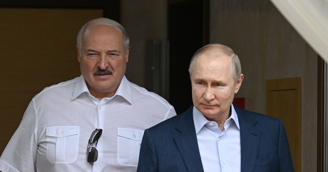 Lukashenko says Belarus has started receiving Russian nuclear weapons.