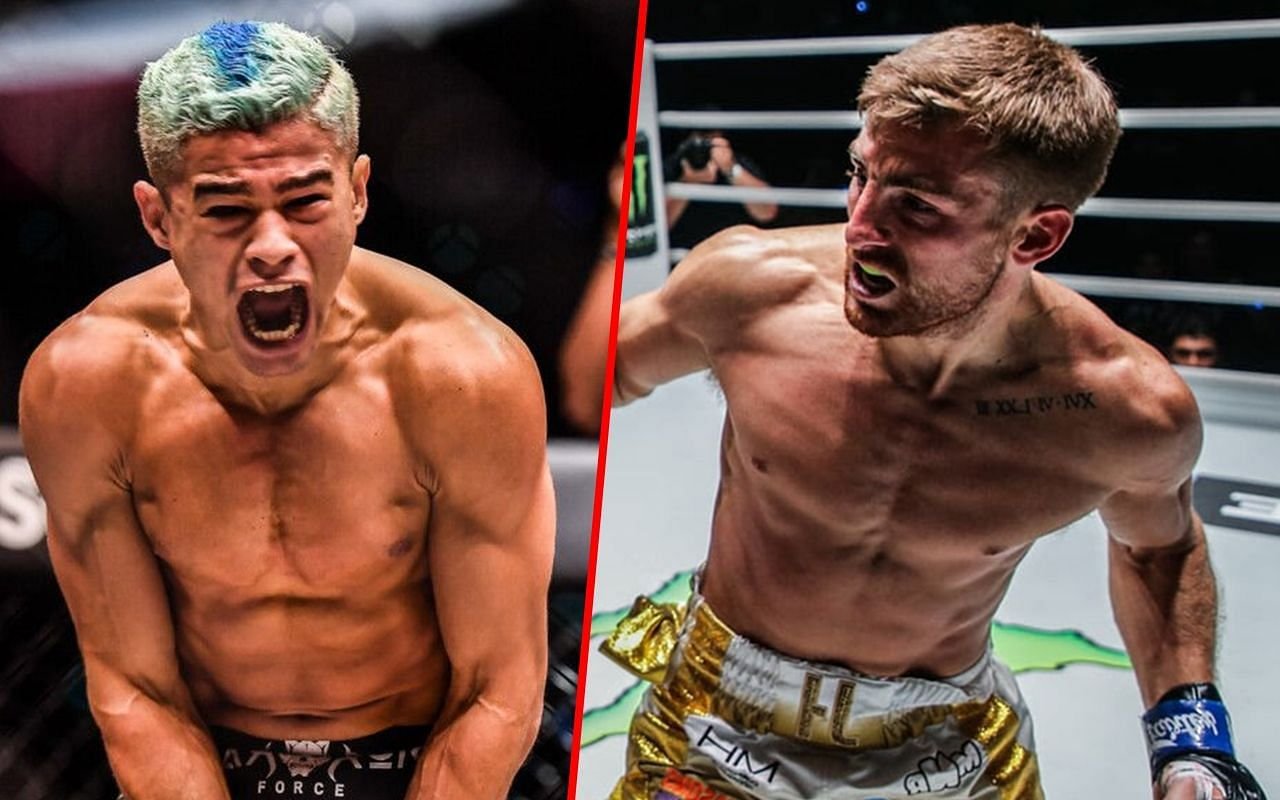 Fabricio Andrade and Jonathan Haggerty. [Image: ONE Championship]