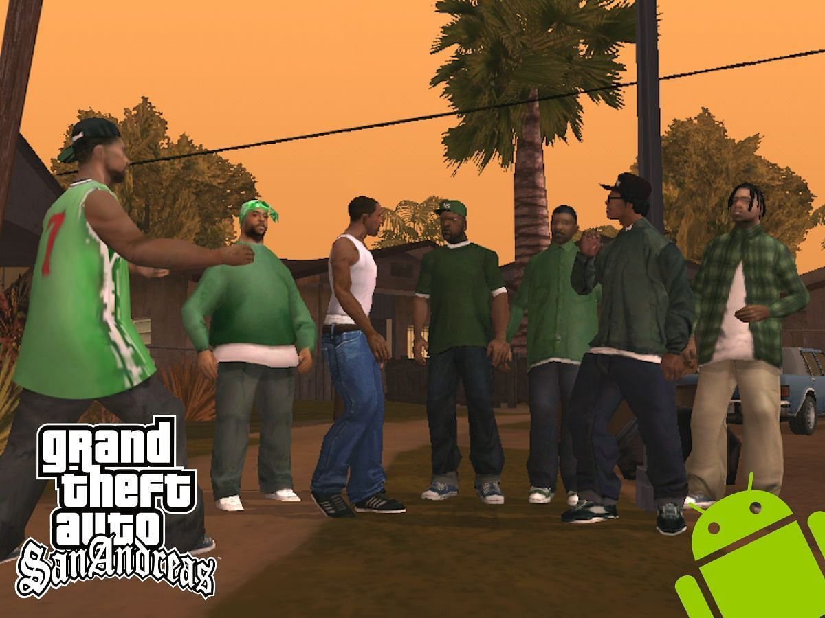 A screenshot from GTA San Andreas Android version (Image via Rockstar Games)