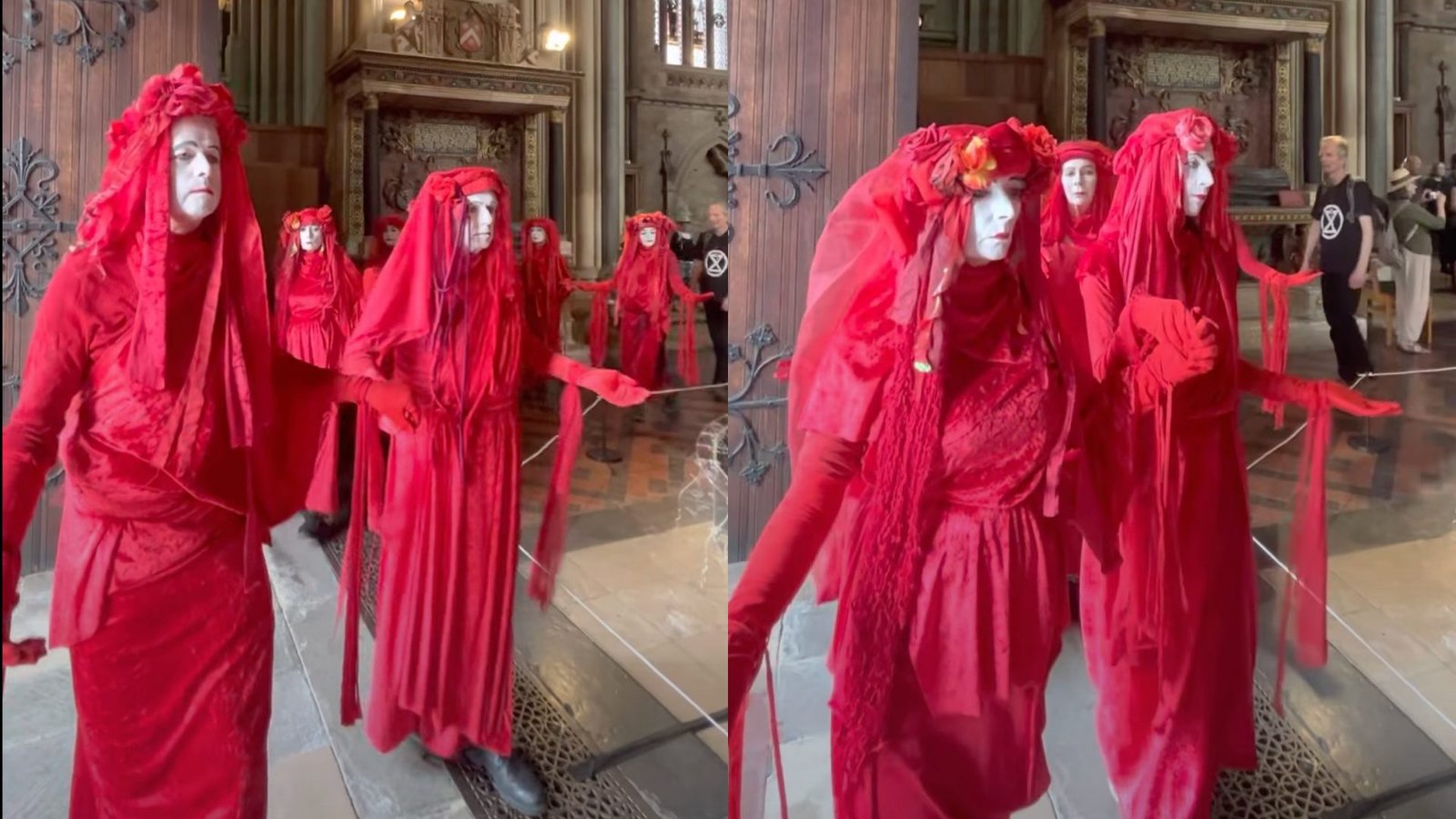 Climate Change Cult Protested at Oil Fountain Inside Bristol Cathedral in England (VIDEO) | The Gateway Pundit | by Jim Hoft | 120