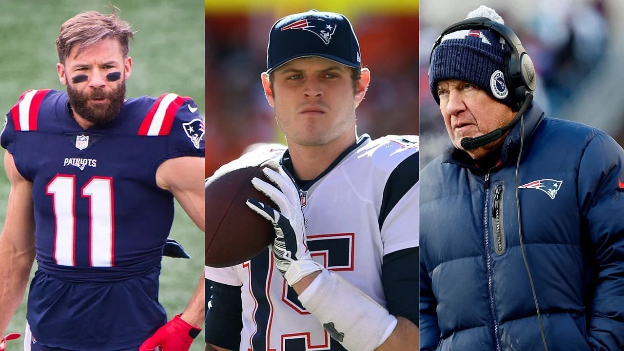 Julian Edelman, Bill Belichick and Ryan Mallet