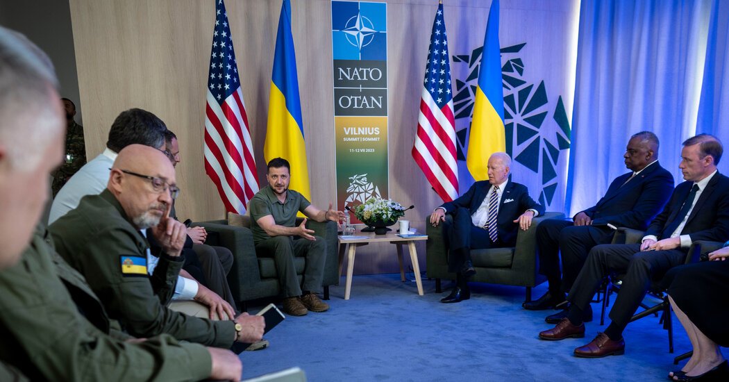 Your Thursday Briefing: Biden Vows Not to “Waver” After NATO Summit