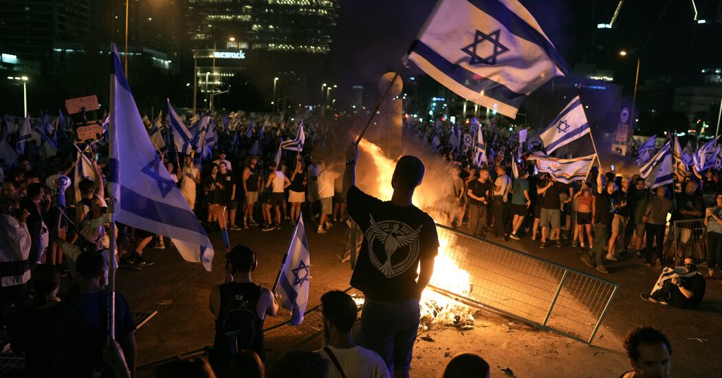 Your Tuesday Briefing: Mass Protests in Israel