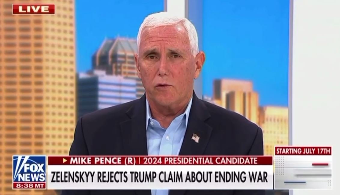 What a Joke. Weakling Mike Pence Takes Credit for Trump's Tough Stand that Prevented Putin from Invading Ukraine During His Watch (VIDEO) | The Gateway Pundit | by Jim Hoft | 2