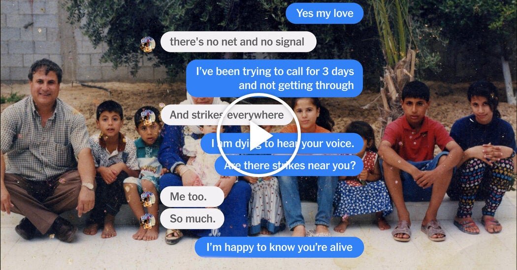 Video: Surviving War in Gaza, One Text Message at a Time