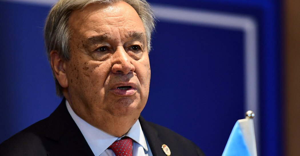 U.N. Chief Says Gaza Death Toll is ‘Unacceptable’ as It Passes 25,000