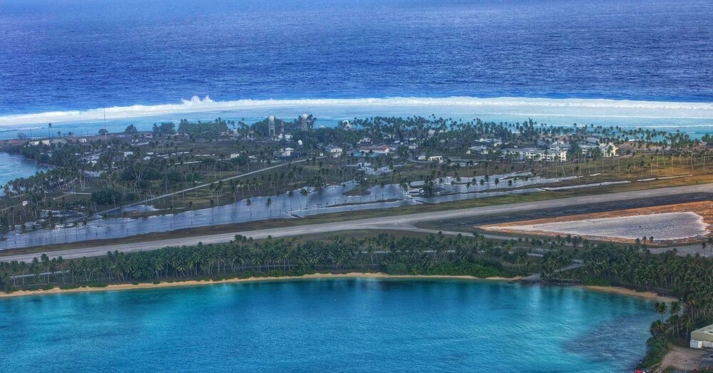 Powerful Waves Slam U.S. Army Base in the Marshall Islands